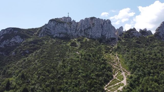view of the mountains