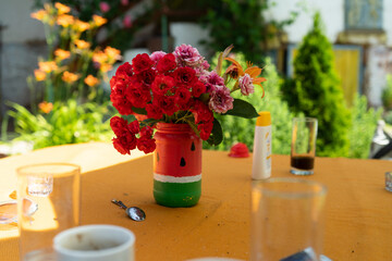 Bouquet on a table