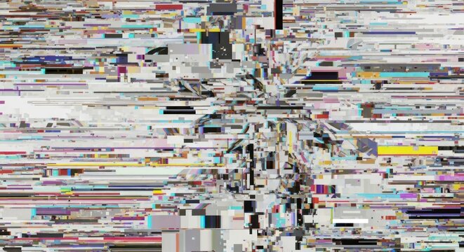 Glitch effect abstract digital distortion pattern