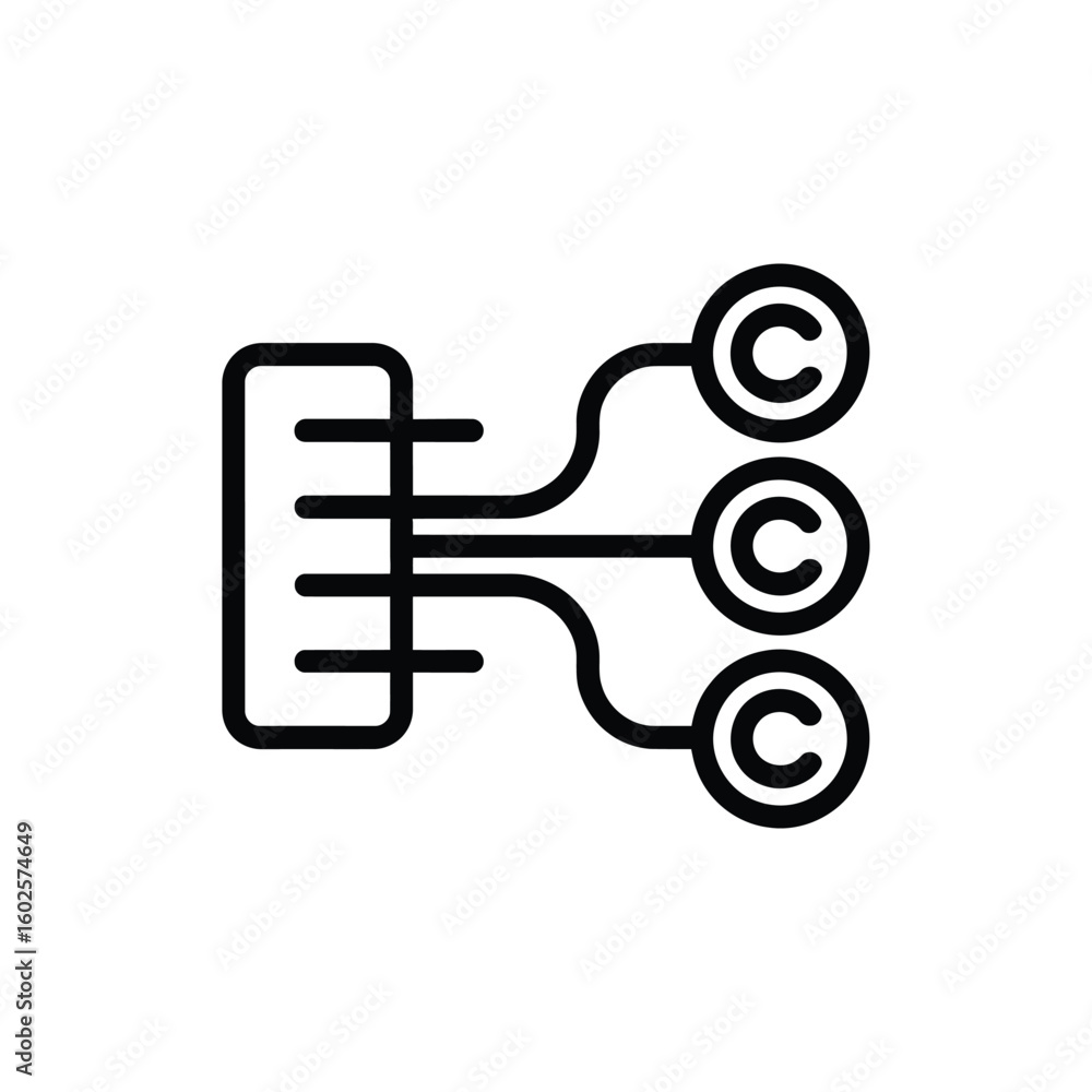 Poster abstract network connection with multiple outputs