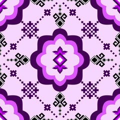 Abstract ethnic geometric pattern design for background or Wallpaper.