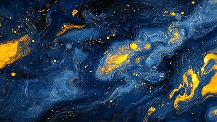 Abstract swirling colors with gold flecks - Powered by Adobe