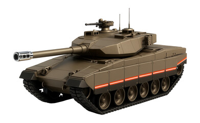 Obraz premium Main battle tank with an autoloader system and composite side armor