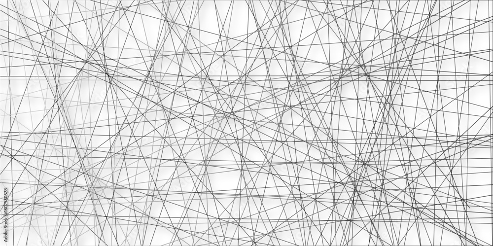 Poster abstract line background. abstract black lines with white background creative and geometric shape wi