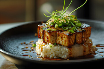 Tofu Teriyaki Rice Bowl