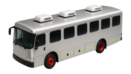 Customized blood collection bus with multiple side windows and rooftop vents