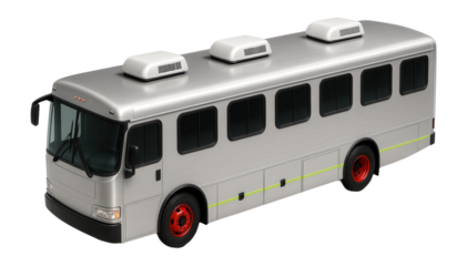 Customized blood collection bus with multiple side windows and rooftop vents