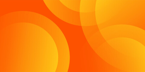 Abstract orange background with circles.