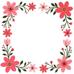 Obraz premium Flowers frame