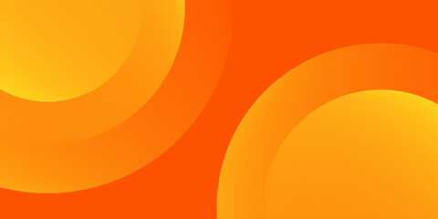 Abstract orange background with circles.