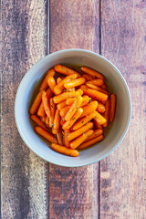 honey orange glazed carrots