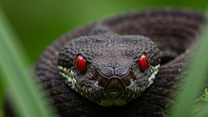 Fototapeta premium Viper Closeup