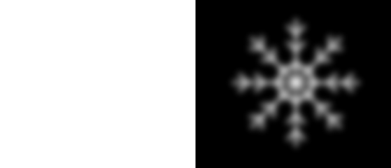 Decorative xmas snowflake isolated