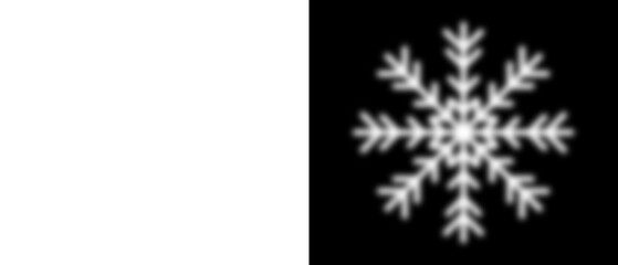 The winter background, falling snowflakes
