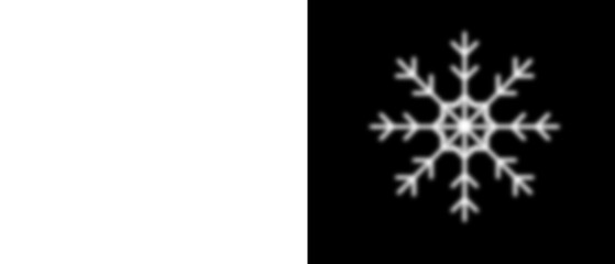 The winter background, falling snowflakes