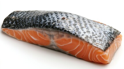 Fresh Salmon Fish with Red Meat (Omega-3 Rich).
