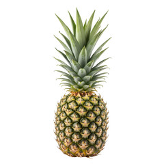 Fototapeta premium Fresh pineapple showcasing tropical flavors, ideal for healthy recipes and vibrant summer promotions, a taste of paradise, evokes sun-kissed island vibes