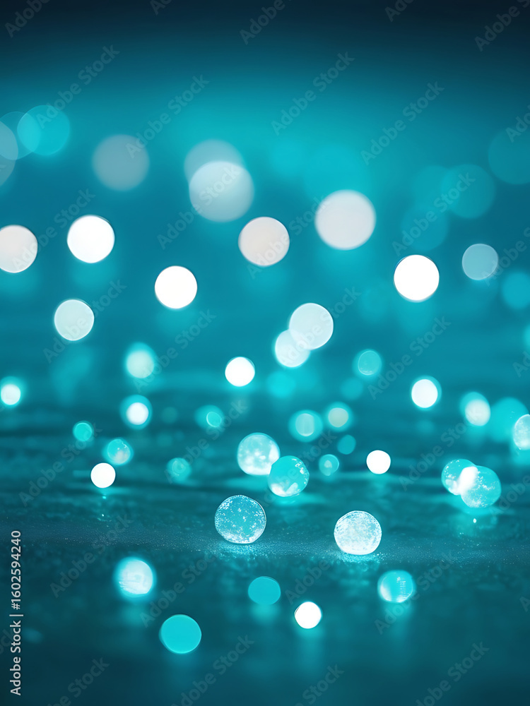 Poster stunning blue abstract background with bokeh light effects, soft gradient texture, modern design pat