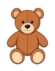 Fototapeta premium illustration d'un ours en peluche