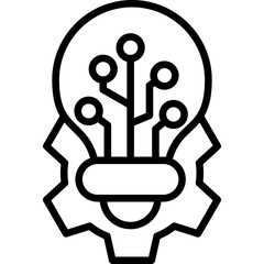 Tech Innovation line icon