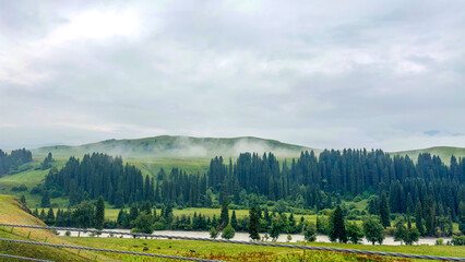 landscape in the mountains