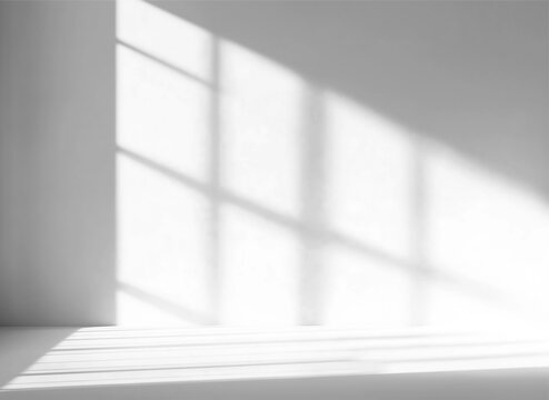 Realistic Window Shadow on Transparent Background	