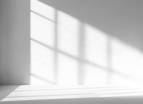 Realistic Window Shadow on Transparent Background	