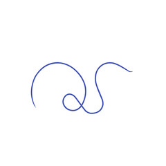 abstract curved line icon