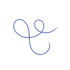 abstract curved line icon