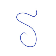 abstract curved line icon