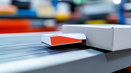 Tool used in workshop for precise measurements and cuts during project work in modern fabrication environment