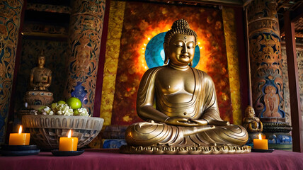 Fototapeta premium buddha statue in thailand