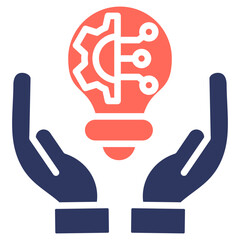 Digital Future glyph color icon