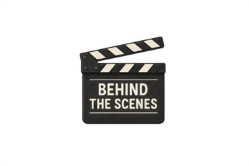 Movie Slapstick Clapperboard PNG – Behind the Scenes Vector Illustration – Isolated on Transparent Background PNG for Film & Video Production Design

