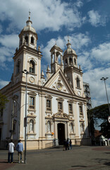 Fototapeta premium Matriz Santo Antônio, Igreja de Santo Antônio de Guaratinguetá, Matriz de Guaratinguetá, Guaratinguetá, São Paulo, Brasil