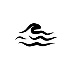 black sea wave icon