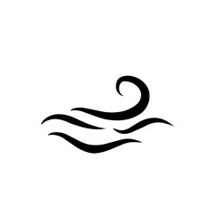 black sea wave icon
