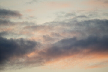 clouds in the sunset