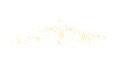 Transparent PNG available Magical Yellow Stardust and Shiny Spark PNG Effect