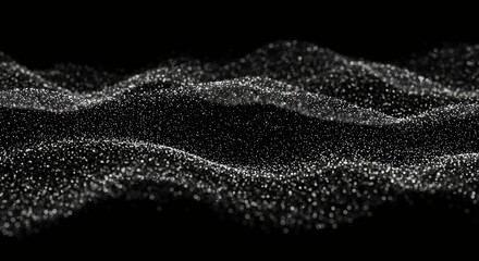 Abstract grayscale wavy texture background