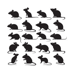Rat Silhouettes.