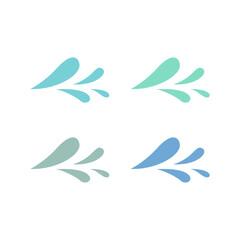 Water Splash Sign Symbol Logo Vector
