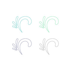 Water Splash Sign Symbol Logo Vector
