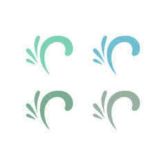 Water Splash Sign Symbol Logo Vector
