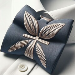 ChromaTie with Woven Logo A necktie or bowtie for formal uniform