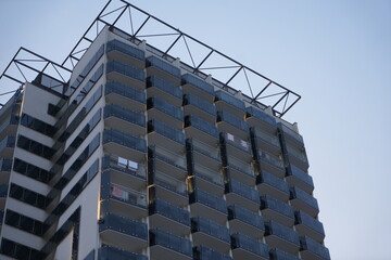 Natural sandstone wall with irregular horizontal layers — warm earthy texture ideal for architectural backgrounds and 3D material design.
