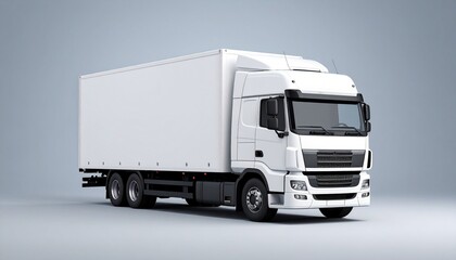 truck on white background