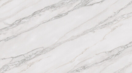 Obraz premium Polished white marble background with delicate gray veining