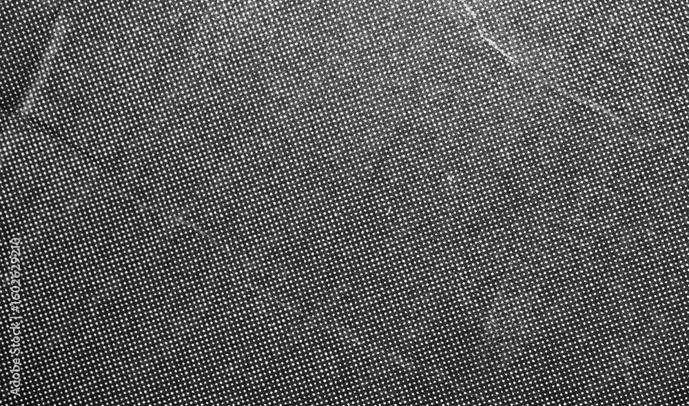 Poster halftone abstract texture overlay with black dots on white background for retro graphic design or vi