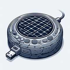 SolarPowered Baking Stone